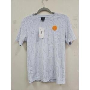 Jordan Boys' Fuel up Cool Down Gray Terry T-Shirt Size Large NWT